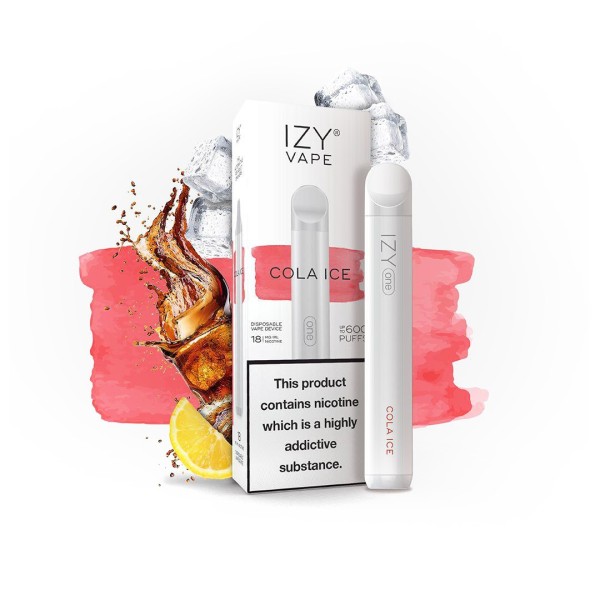 Izy Vape by True Passion - Cola Ice - Einweg E-Shisha - 600 Züge - Nikotin 18 mg