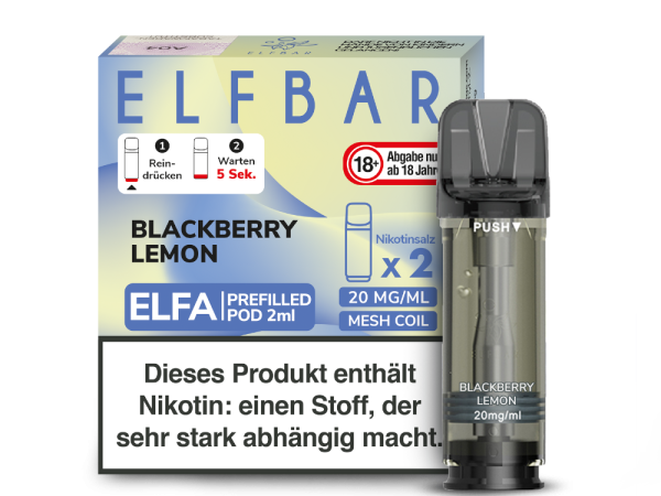 Elf Bar - Elfa Blackberry Lemon Pods