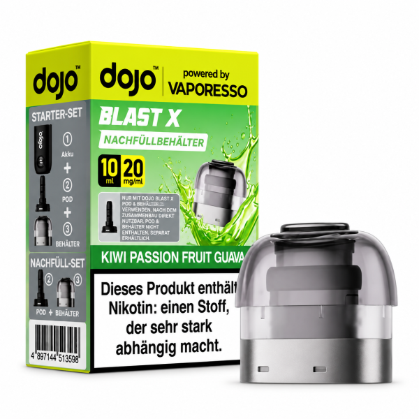 Vaporesso - Dojo Blast X Kiwi Passionfruit Guava