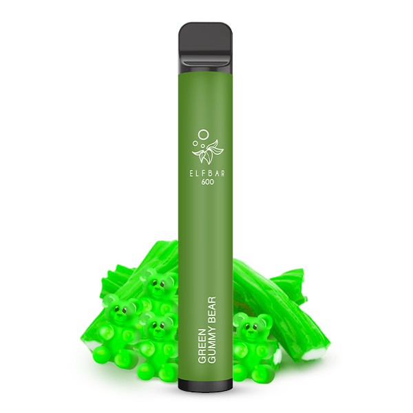 Elf Bar 600 Einweg E-Zigarette - Green Gummy Bear
