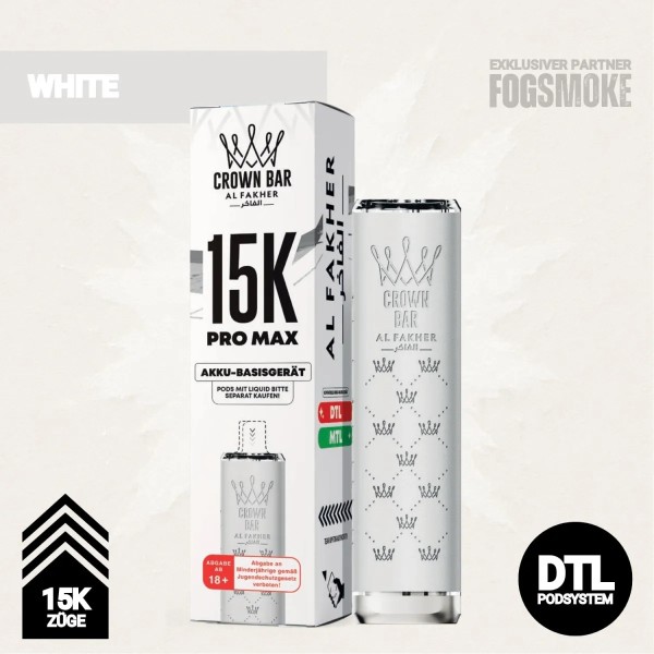 Al Fakher 15K Pro Max - Akku Weiß