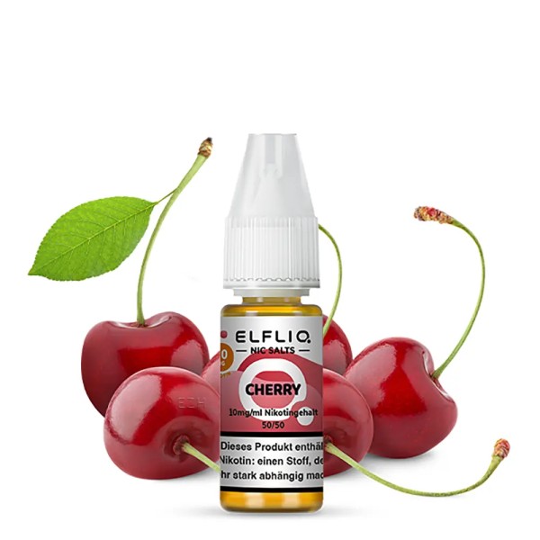 ELFLIQ - Cherry 10ml Liquid 10 ml/mg Nikotinsalz