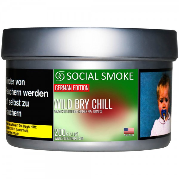 Social Smoke Tobacco 200g - Wild Bry Chill