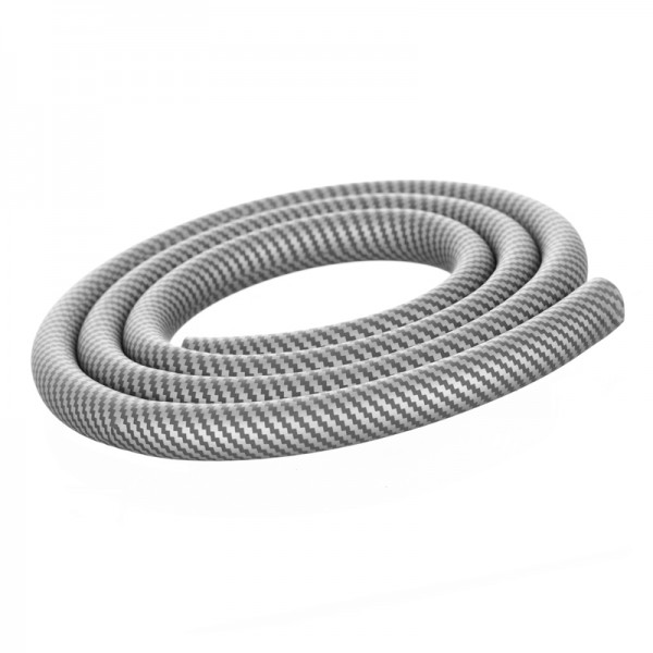 Aladin - Silikonschlauch Carbon Silber