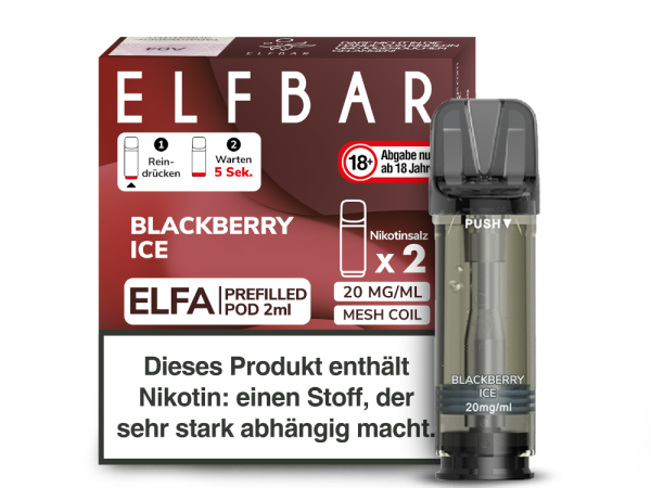 Elf Bar - Elfa Blackberry Ice Pods