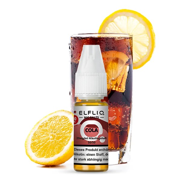 ELFLIQ - Cola 10ml Liquid 10 ml/mg Nikotinsalz