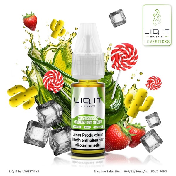 Lovesticks Liq It - Strawberry Cactus Ice Candy