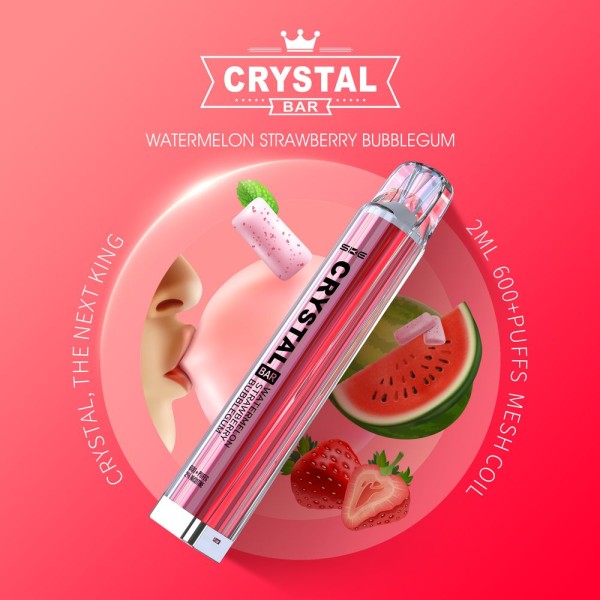 SKE Crystal Bar - Watermelon Strawberry Bubblegum