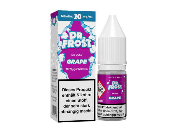 Dr. Frost - Ice Cold - Grape - Nikotinsalz Liquid 20mg/ml