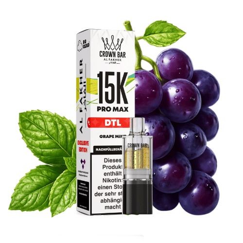 Al Fakher 15K Pro Max - Pod Grape Mint