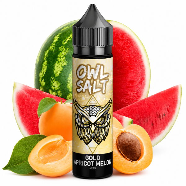 OWL Salt - Gold Apricot Melon 10ml Aroma Longfill