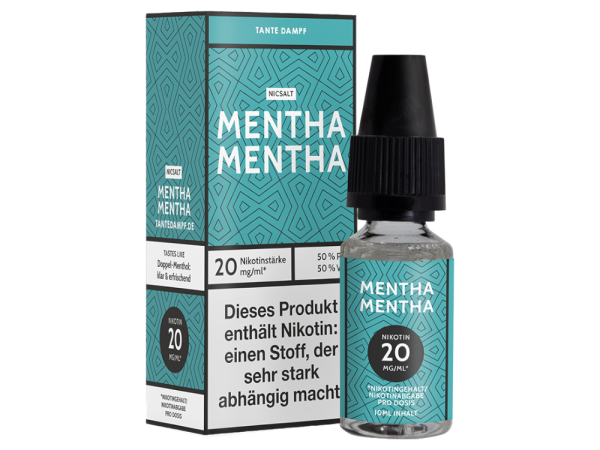 Tante Dampf - Mentha Mentha - Nikotinsalz Liquid 20 mg/ml