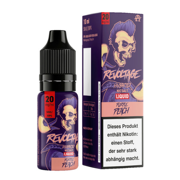 Revoltage - Purple Peach 10ml Nikotinsalz Liquid