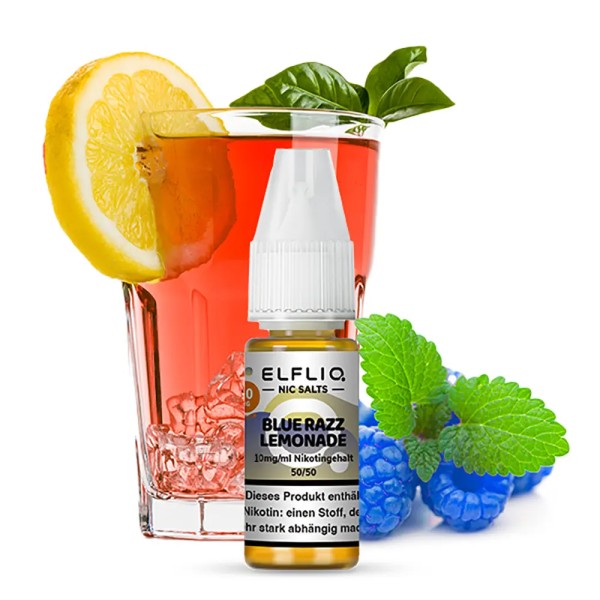 ELFLIQ - Blue Razz Lemonade 10ml Liquid 20 ml/mg Nikotinsalz