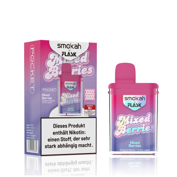 Smokah Flask - Mixed Berries