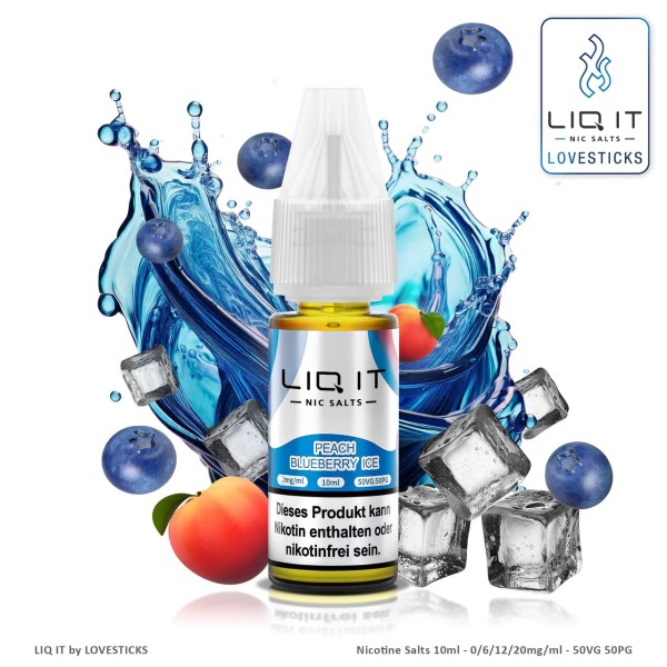 Lovesticks Liq It - Peach Blueberry Ice