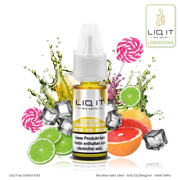 Lovesticks Liq It - Grapefruit Limette Ice Candy