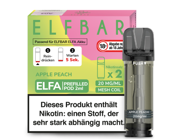 Elf Bar - Elfa Apple Peach Pods
