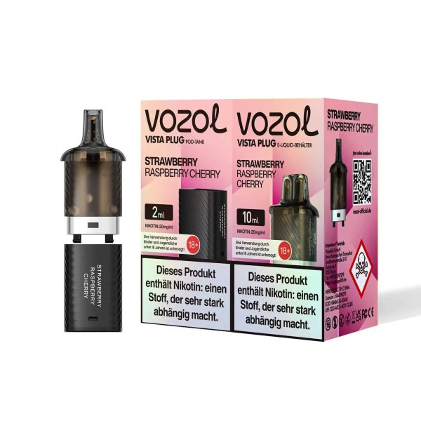 Vozol Vista 15k - Pod Strawberry Raspberry Cherry