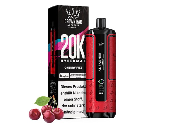 Al Fakher Hypermax 20k - Cherry Fizz
