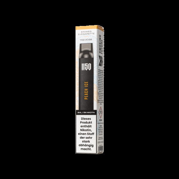 Raf 1150 Edition - Einweg E-Shisha E-Zigarette mit Nikotin - Peach Ice