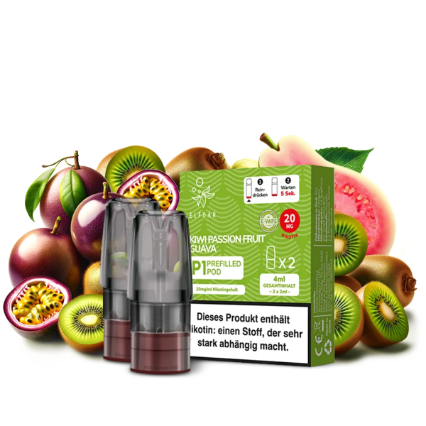 Elf Bar Mate 500 - Kiwi Passionfruit Guave Pods 20mg