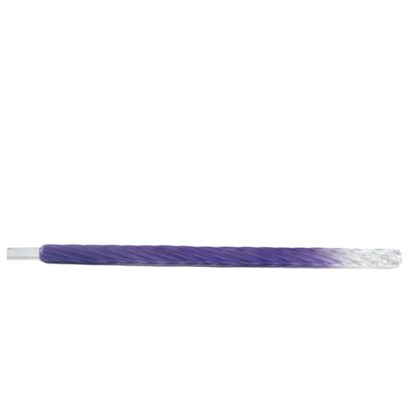 Rubin Glasmundstück Einhorn – matt purple