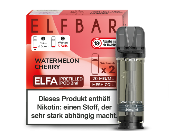 Elf Bar - Elfa Watermelon Cherry Pods