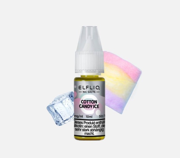 ELFLIQ - Cotton Candy Ice 10ml Liquid 20 ml/mg Nikotinsalz