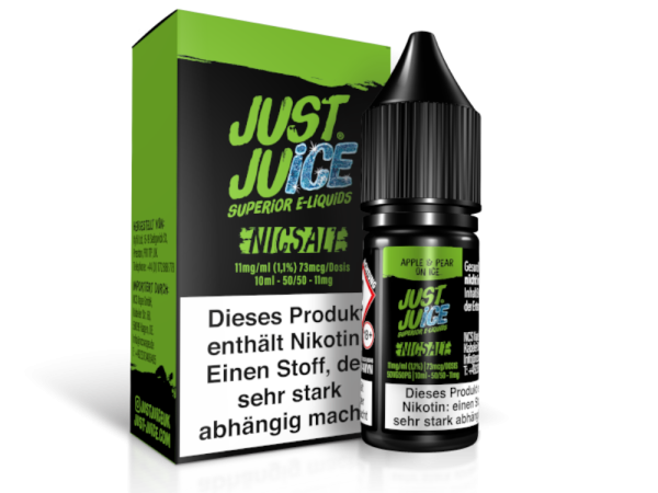 Just Juice - Apple & Pear on Ice - Nikotinsalz Liquid