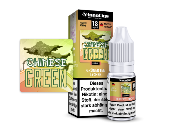 Chinese Green Grüner Tee-Lychee Aroma - Liquid für E-Zigaretten