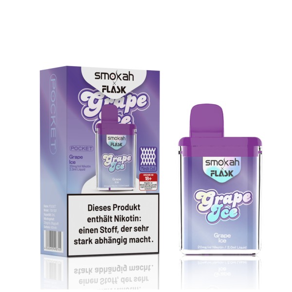 Smokah Flask - Grape Ice