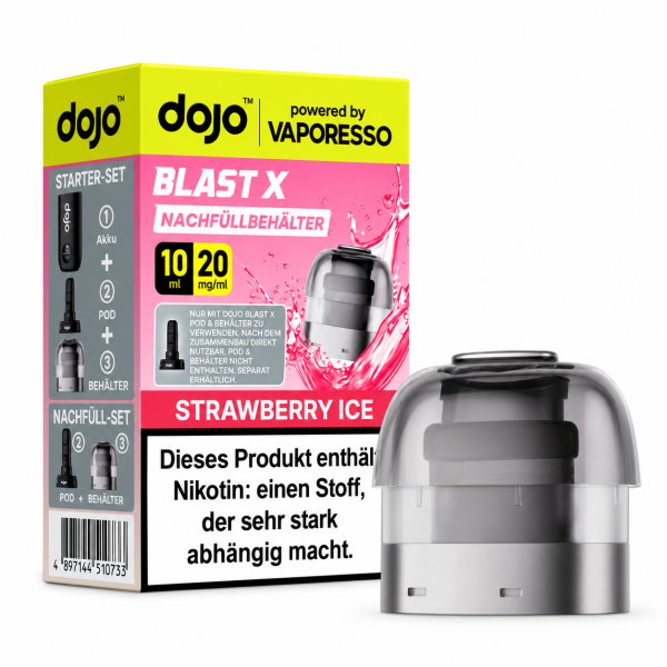 Vaporesso - Dojo Blast X Strawberry Ice