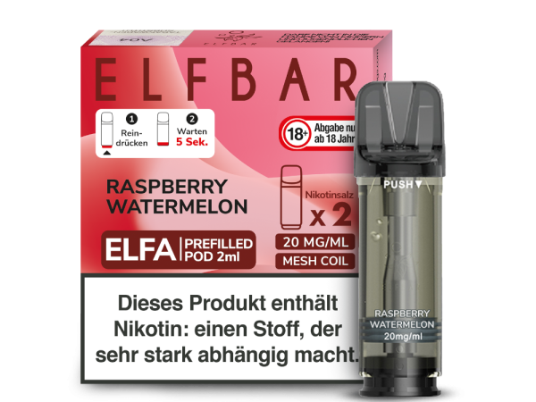 Elf Bar - Elfa Raspberry Watermelon Pods