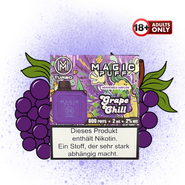 Magic Puff Turbo 800 - Grape Chill