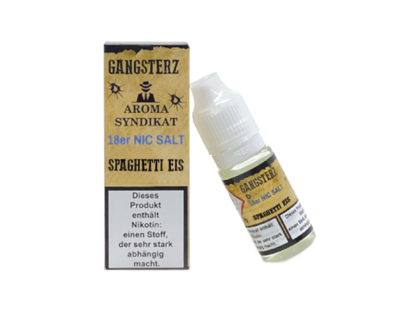 Gangsterz - Spaghetti Eis - Nikotinsalz Liquid 18 mg/ml