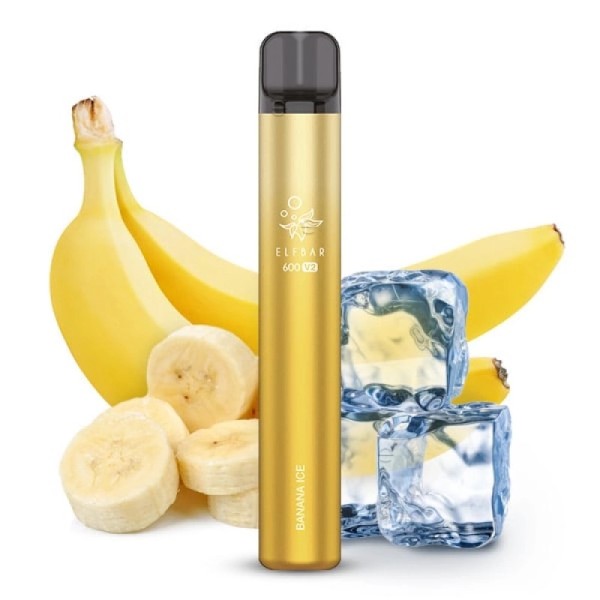 Elf Bar 600 V2 Einweg E-Zigarette - Banana, Ice