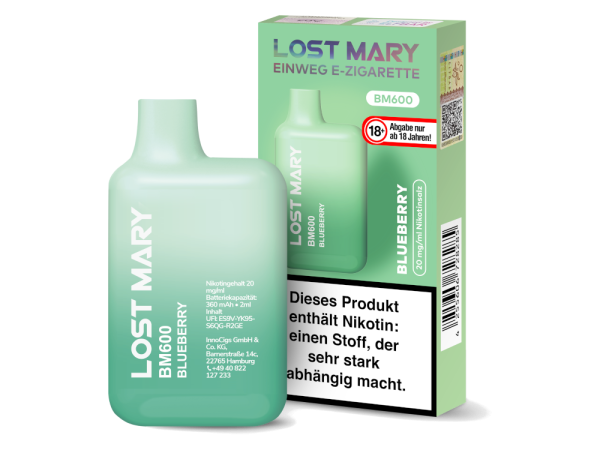 Lost Mary BM600 - Einweg E-Zigarette - 20mg/ml