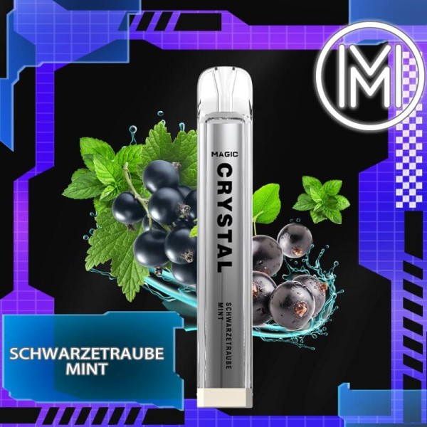 Magic Puff Crystal - Schwarzetraube Mint