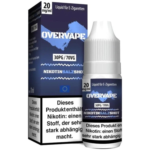 Overvape - Nikotinsalz-Shot 30/70