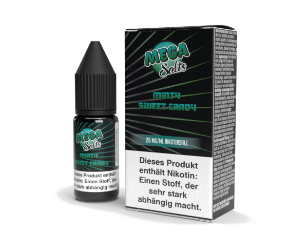 Mega Salts - Minty Sweet Candy - Nikotinsalz Liquid 20 mg/ml