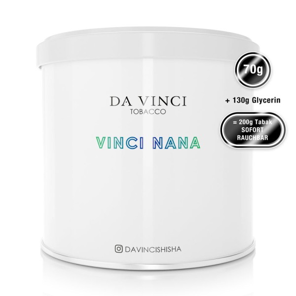 Da Vinci Tobacco 70g - Vinci Nana