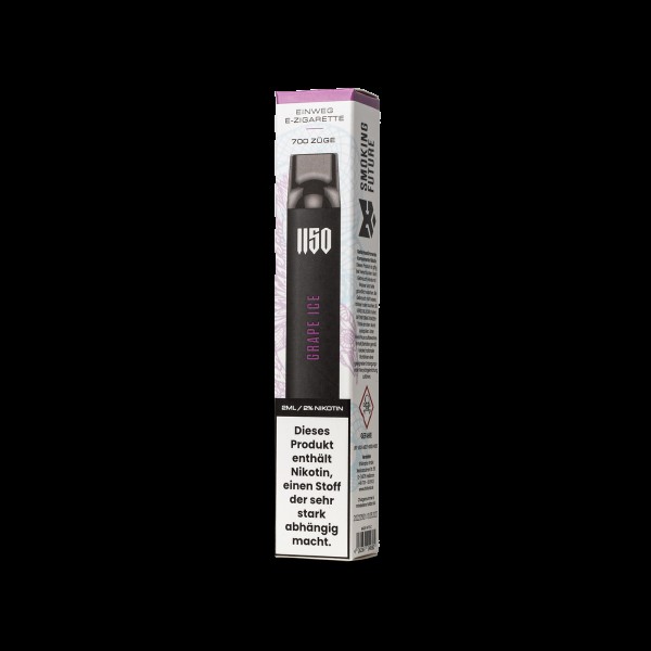 Raf 1150 Edition - Einweg E-Shisha E-Zigarette mit Nikotin - Grape Ice
