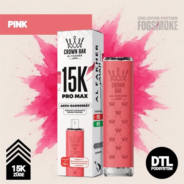 Al Fakher 15K Pro Max - Akku Pink