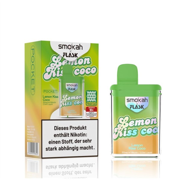 Smokah Flask - Lemon Kiss Coco