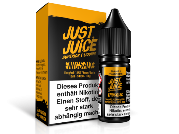 Just Juice - Mango & Passion Fruit - Nikotinsalz Liquid