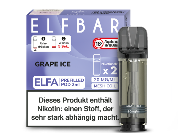 Elf Bar - Elfa Grape Ice Pods