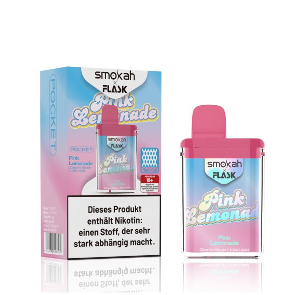Smokah Flask - Pink Lemonade