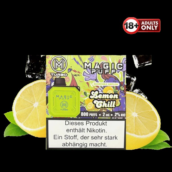 Magic Puff Turbo 800 - Lemon Chill