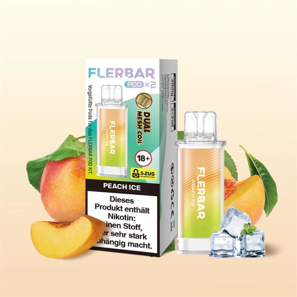 Flerbar Pod - Peach Ice